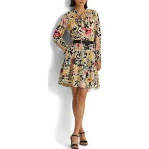 Floral Print Women's Dress Ralph Lauren